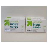 6-100ct Unruled Index Cards 6-100ct Unruled Index Cards