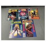 Marvel Comics Kazar Issues 6 thru 10 Marvel Comics Kazar Issues 6 thru 10