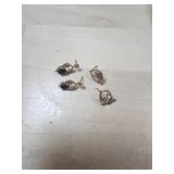 2 Pairs Black Hills Gold Earrings marked 10k 2 Pairs Black Hills Gold Earrings marked 10k
