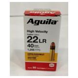 Aguila 22 LR 40 grain 50 rounds Aguila 22 LR 40 grain 50 rounds