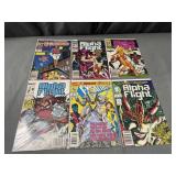 Marvel Comics Excalibur and Alpha Fight Marvel Comics Excalibur and Alpha Fight