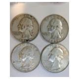 1962,1964 silver quarters 1962,1964 silver quarters