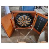 Dart board and darts in case 18 in Dart board and darts in case 18 in
