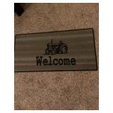 18 in x 36 in tractor Welcome mat 18 in x 36 in tractor Welcome mat