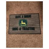 18 in x 27 in John Deere mat 18 in x 27 in John Deere mat