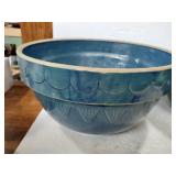 Clay city  Pottery dough bowl  11x6 Clay city  Pottery dough bowl  11x6