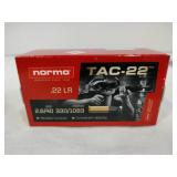 Norma TAC-22 LR 40 grain 50 rounds Norma TAC-22 LR 40 grain 50 rounds
