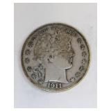 1911 Barber half dollar 1911 Barber half dollar