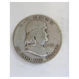 1951 Franklin half dollar 1951 Franklin half dollar