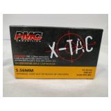 PMC X-TAC 5.56mm 55 grain 20 rounds PMC X-TAC 5.56mm 55 grain 20 rounds