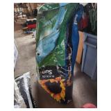 Sun flower seed bag half full Sun flower seed bag half full