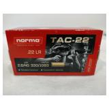 Norma TAC-22 LR 40 grain 50 rounds Norma TAC-22 LR 40 grain 50 rounds
