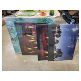 4 Canvas art sealed- candles & moonlight are 4 Canvas art sealed- candles & moonlight are
