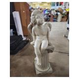 Cherub on piller cement hand is broken 24 in Cherub on piller cement hand is broken 24 in