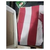2 Indiana flags 1 American flag 2 Indiana flags 1 American flag