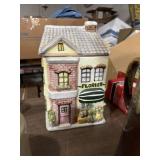 Florist shop cookie jar Florist shop cookie jar