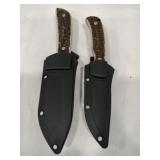 2 Ozark trail knives with sheath 2 Ozark trail knives with sheath