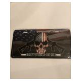 6 in x 12 in metal Don�t Tread On Me license 6 in x 12 in metal Don�t Tread On Me license