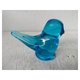 Art glass bluebird 3.5 x 3  signed Ron Ray Art glass bluebird 3.5 x 3  signed Ron Ray