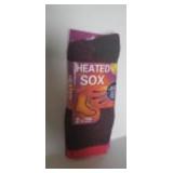 NEW Thermal woman socks sz 9-11 red/pink band NEW Thermal woman socks sz 9-11 red/pink band