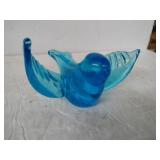Art  glass bluebird happiness 4 x 4.5 Art  glass bluebird happiness 4 x 4.5