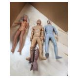 Marx Daniel Boone,  Noble Knight and Kenner Dusty Marx Daniel Boone,  Noble Knight and Kenner Dusty