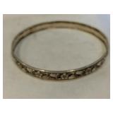Sterling bangle bracelet Marked Sterling (13.7 g) Sterling bangle bracelet Marked Sterling (13.7 g)