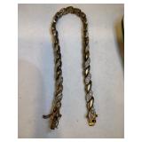 Two tone silver bracelet Marked 925 8" (14.1g) Two tone silver bracelet Marked 925 8" (14.1g)