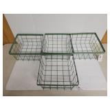 4 wire baskets 10x10x5 4 wire baskets 10x10x5