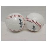 2 Rawlings baseballs 2 Rawlings baseballs