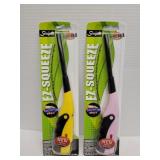 2 Scripto EZ-Squeeze grip refillable lighters 2 Scripto EZ-Squeeze grip refillable lighters