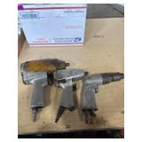 2 pneumatic impact wrenches and 1 screwdriver 2 pneumatic impact wrenches and 1 screwdriver