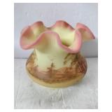 UV Fenton hand painted dish 4 " UV Fenton hand painted dish 4 "