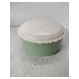 Vintage Anchor Hocking powder dish Vintage Anchor Hocking powder dish
