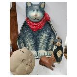 Cats Bank ,wooden carved Cats Bank ,wooden carved