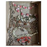 Assorted vintage costume jewelry Assorted vintage costume jewelry