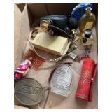 Perfume bottles, KENT belt buckle, barrettes & Perfume bottles, KENT belt buckle, barrettes &