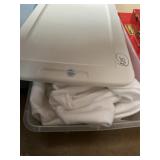 Under the bed storage tote with Mattress cover Under the bed storage tote with Mattress cover