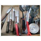 Kitchen utensils and knives Kitchen utensils and knives
