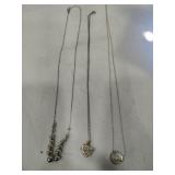 3 necklaces unmarked 3 necklaces unmarked