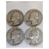 1952,1953,1957  silver quarters 1952,1953,1957  silver quarters