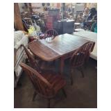 Dining room table with 4 chairs drop leaf Dining room table with 4 chairs drop leaf