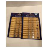2 cards of 22 assorted batteries 2 cards of 22 assorted batteries