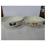 2 Hall kitchenware serving dishes 2 Hall kitchenware serving dishes