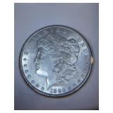 1886  Morgan silver dollar 1886  Morgan silver dollar