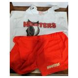 Hooters tank top and short size large Hooters tank top and short size large