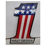 Harley-Davidson number One metal sign 12x18 Harley-Davidson number One metal sign 12x18