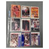 Michael Jordan Cards In Card Protector Page Michael Jordan Cards In Card Protector Page