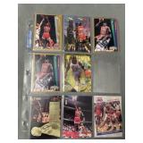 Michael Jordan Cards In Card Protector Page Michael Jordan Cards In Card Protector Page