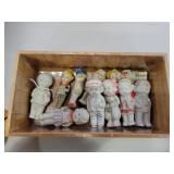 10 Bisque figurines 3in 10 Bisque figurines 3in